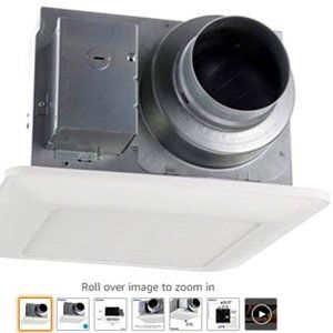 WhisperCeiling DC Ventilation Fan,  White